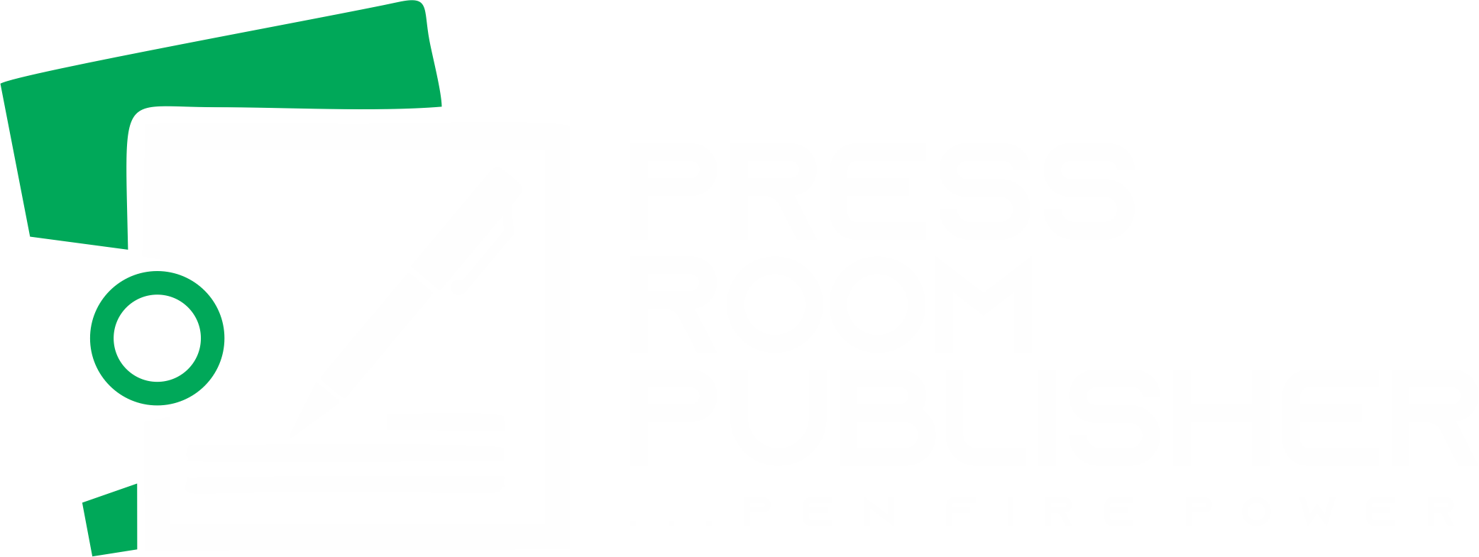 PRESS ROOM PUBLISHER BRAND LOGO, PEN FIREPOWER